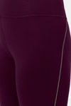 Amante High Rise Anti Microbial Capris - Blackberry Wine — thumbnail 4